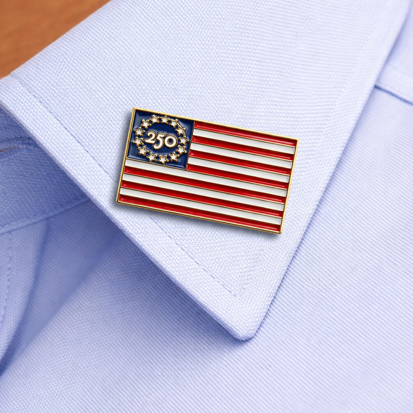 Freedom 250 Flag Lapel Pin