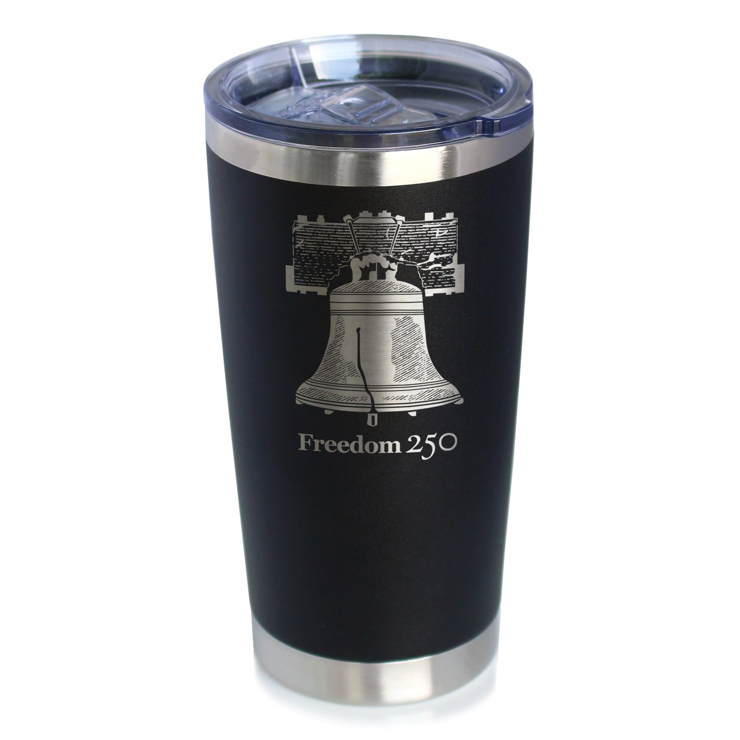 Freedom 250 Liberty Bell Insulated Coffee Tumbler with Sliding Lid Official Merch for 250th Anniversary of the USA 20oz Stainless Steel Tumbler