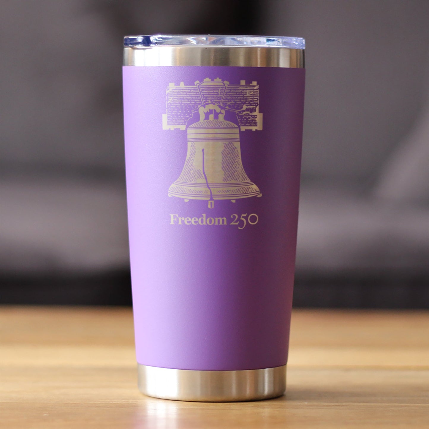Freedom 250 Liberty Bell Insulated Coffee Tumbler with Sliding Lid Official Merch for 250th Anniversary of the USA 20oz Stainless Steel Tumbler
