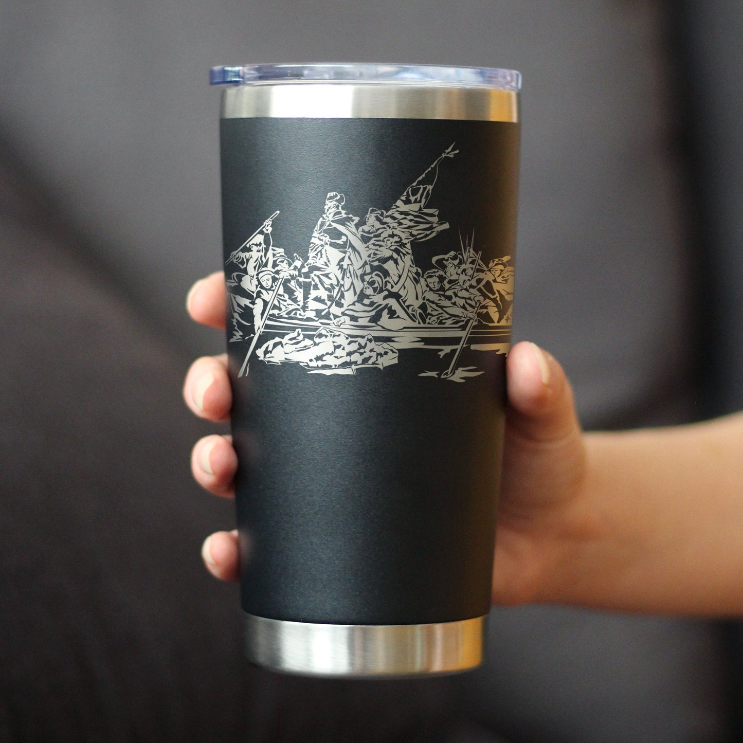 Freedom 250 Washington Crossing the Delaware Insulated Coffee Tumbler 20oz