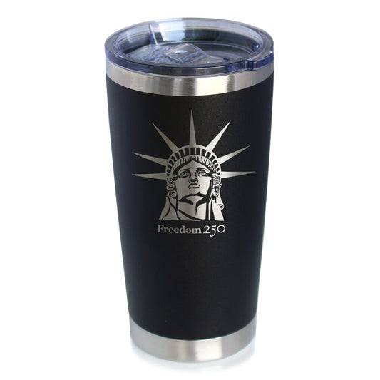 Freedom 250 Statue of Liberty Profile Insulated Coffee Tumbler 20oz