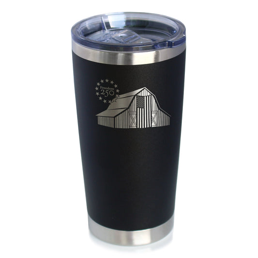Freedom 250 Homestead Barn Insulated Coffee Tumbler 20oz