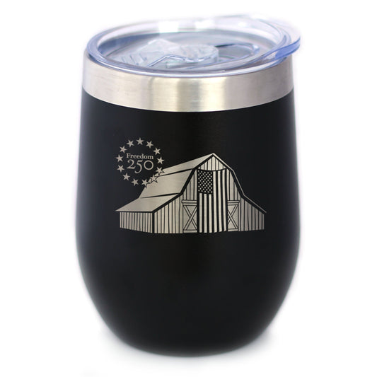 Freedom 250 Homestead Barn Insulated Wine Tumbler 12oz