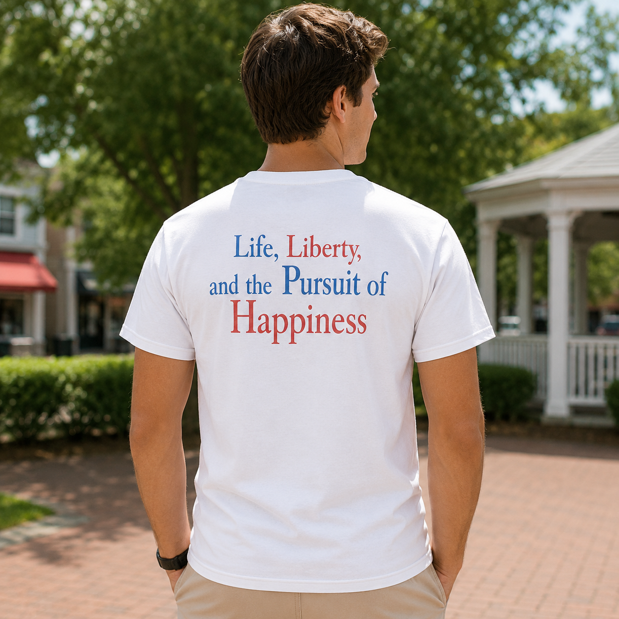 Freedom 250 Patriotic Pursuit Pocket Tee
