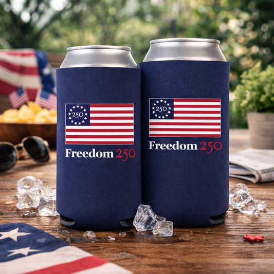 Freedom 250 Navy Coolies, Set of 2