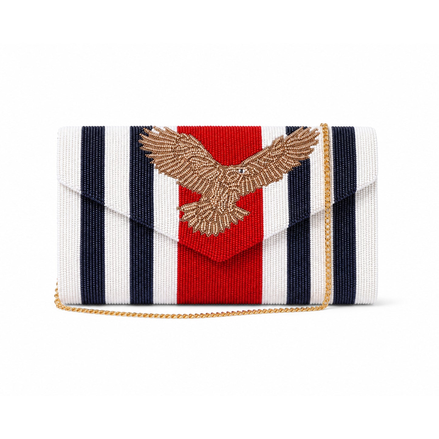 Patriotic Envelope Clutch