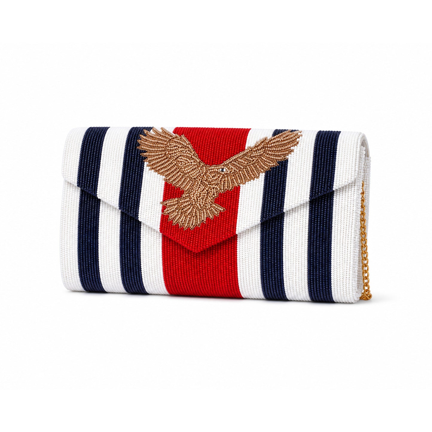 Patriotic Envelope Clutch
