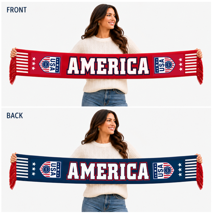 F250 Reversible "AMERICA" Scarf