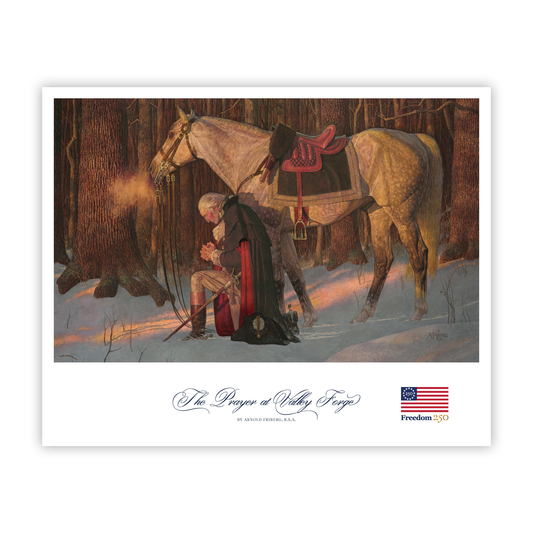 Prayer at Valley Forge Art Print