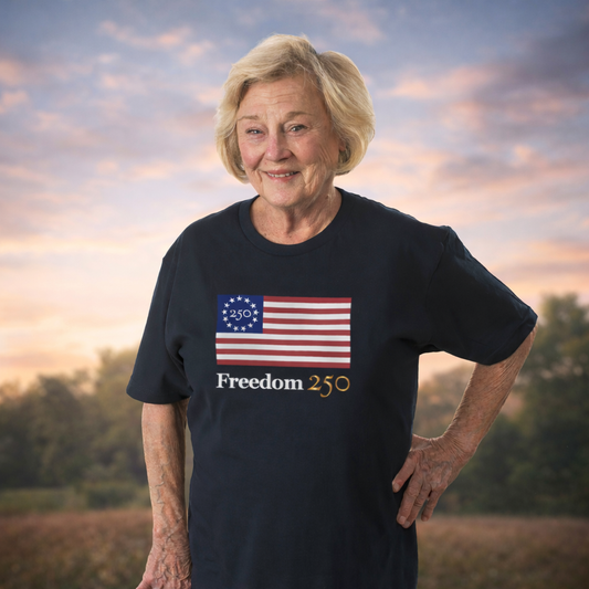 Official Freedom 250 Unisex Black Tee
