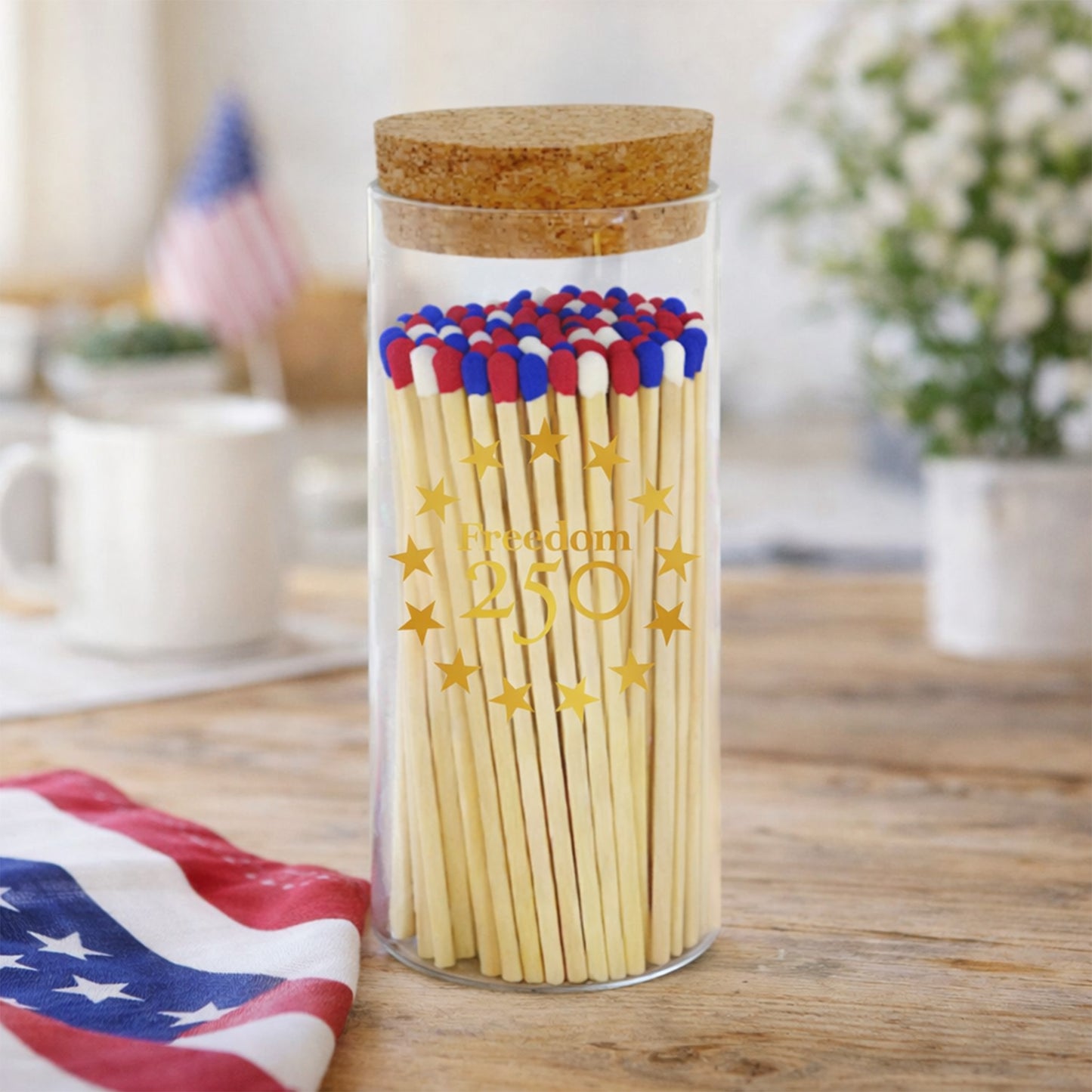 Light the Moment - 4" Large Jar Icon Logo Matches