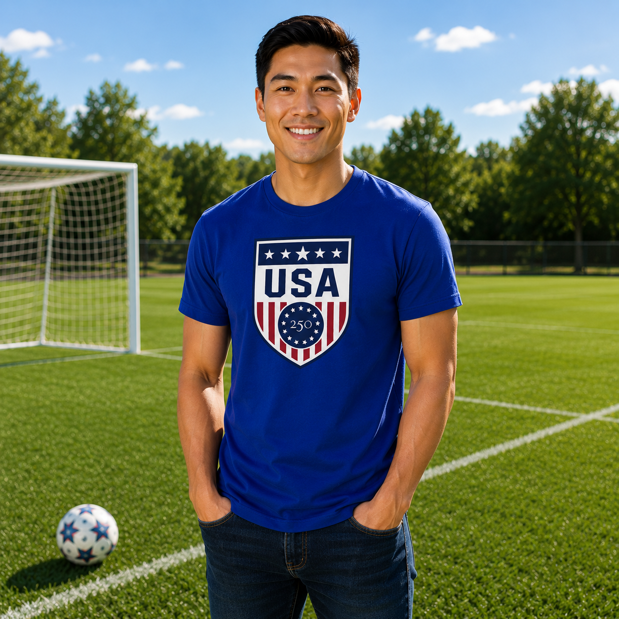 Freedom USA Royal Fine Jersey Tee